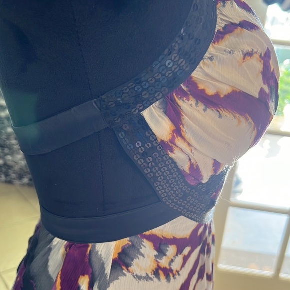 EUC Bebe silk dress size S - Picture 3 of 16